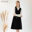 【JESSICA】甜美百搭羊毛綁帶長背心洋裝224Z92
