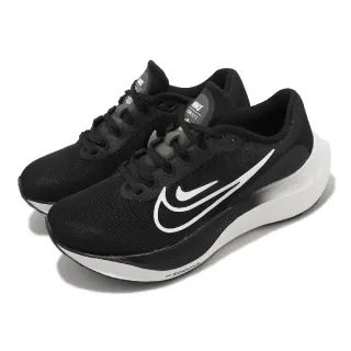 【NIKE 耐吉】慢跑鞋 Wmns Zoom Fly 5 女鞋 黑 白 緩震 厚底 路跑 運動鞋(DM8974-001)