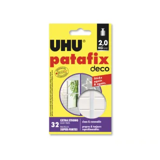 【UHU】德國 UHU 抗重萬用貼-抗重二公斤 4入組(重複使用 黏性不變)