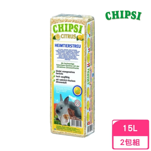 CHIPSI 德國JRS 小動物用檸檬香木屑 15L*2包組(J006)