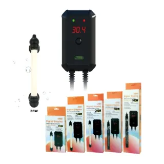 【ISTA 伊士達】電子單顯控溫器120W LED顯示3位數控溫加熱器(獨立雙控溫器防爆玻璃加熱棒I653)