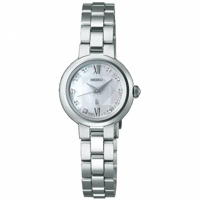 【SEIKO 精工】LUKIA 星空閃耀太陽能女錶-珍珠貝x銀/22.8mm 送禮 禮物(SSVR133J/V117-0EF0S)