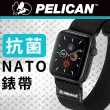 【PELICAN】Apple Watch 42-49mm 1-8代/SE/Ultra NATO錶帶 - 黑色