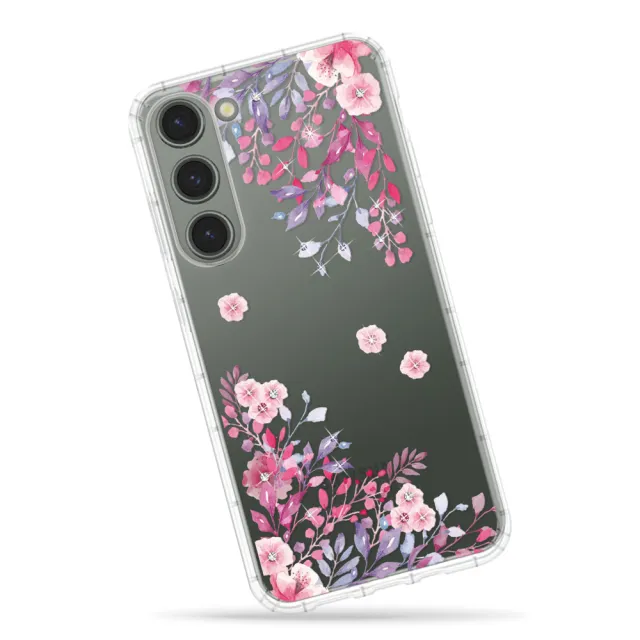 【Meteor】SAMSUNG Galaxy S23 奧地利彩鑽空壓防摔手機殼(春日微風)