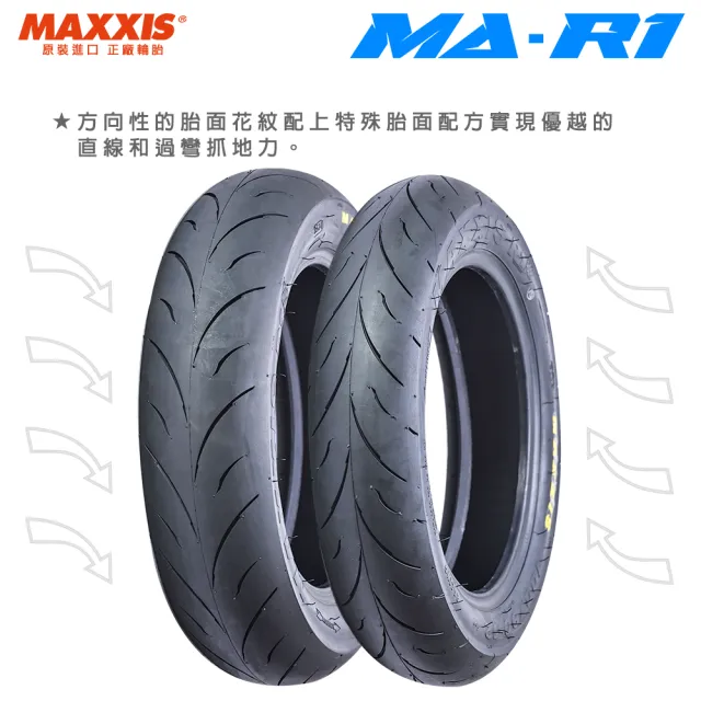 【MAXXIS 瑪吉斯】MA-R1 速克達專用 高性能賽車胎-13吋(140-70-13 61P 後輪 R1)