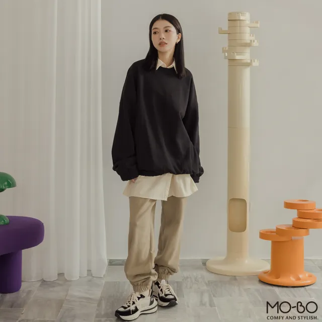 【MO-BO】MIT質感厚磅內刷毛棉質長褲(褲子)