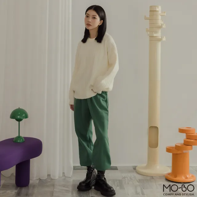 【MO-BO】MIT質感厚磅內刷毛棉質長褲(褲子)