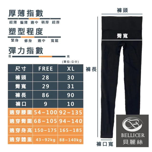 【貝麗絲】台灣製石墨烯高腰能量體雕褲(遠紅外線 負離子)
