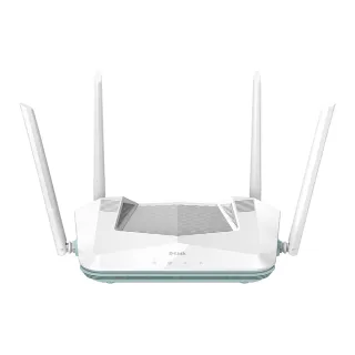 【D-Link】分享器+延伸器組★R32 AX3200雙頻分享器+E15 台灣製造 AX1500 Eagle PRO AI智慧雙頻WiFi6延伸器(