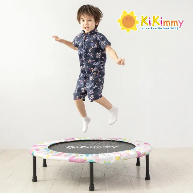 【kikimmy】可攜式可收納折疊式彈跳蹦床贈收納提袋(跳跳床/蹦蹦床/有氧運動/跳高)