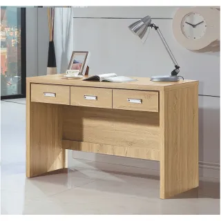 【AS雅司設計】AS-狄恩4尺橡木三抽書桌-120x56x79cm