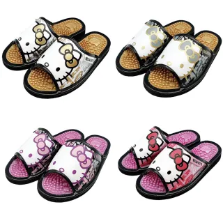 【SANRIO 三麗鷗】日本進口經典Hello Kitty按摩拖鞋(SA4158)