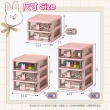 【MAMORU】兔子桌面收納盒-3入(抽屜桌面收納盒 收納盒 抽屜收納 置物盒)