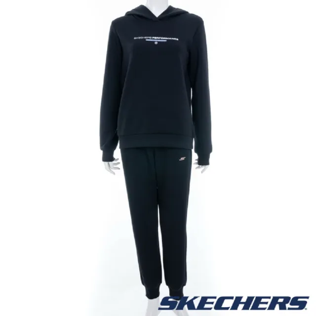 【SKECHERS】女長袖連帽衛衣(P322W049-0018)