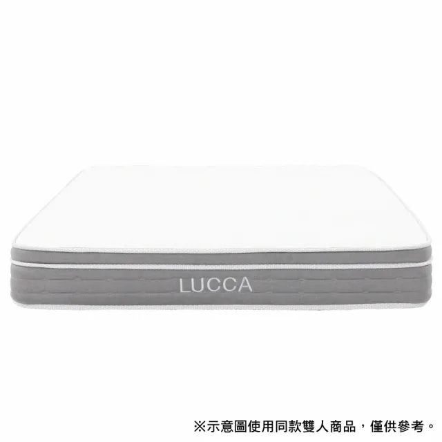 【NITORI 宜得利家居】◎獨立筒彈簧床 單人床墊 LUCCA(獨立筒彈簧床 床墊 單人床墊) 