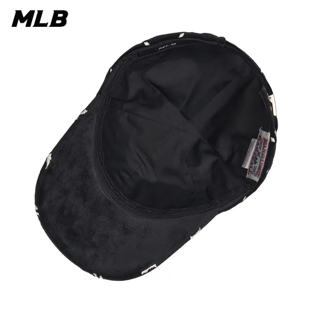 【MLB】可調式硬頂天鵝絨棒球帽 MONOGRAM系列 紐約洋基隊(3ACPMV126-50BKS)