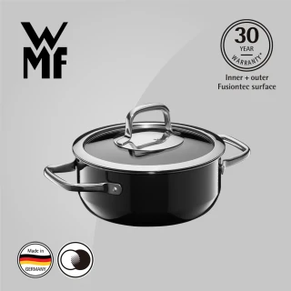 【WMF】Fusiontec Compact 低身湯鍋 18cm 1.8L(黑色)