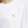 【adidas 愛迪達】Word Sweatshirt 女 長袖 上衣 寬鬆 休閒 時尚 穿搭 白(HM2809)