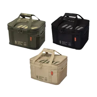 【Cargo】工業風裝備收納袋19L(防撞收納包 露營裝備袋 戶外燈具袋 瓦斯罐收納袋 置物箱工具包)