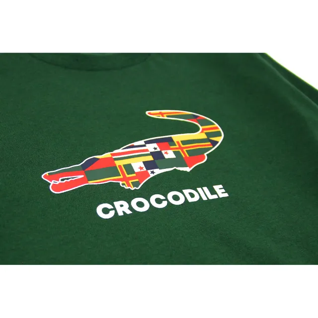 【Crocodile Junior 小鱷魚童裝】『小鱷魚童裝』經典鱷魚印圖T恤(U62415-04-小碼款)