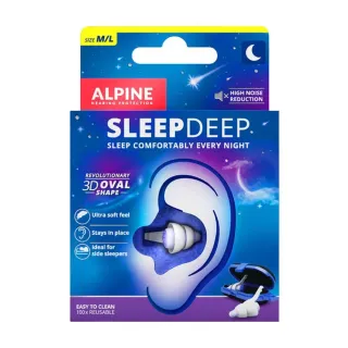 【ALPINE】SleepDeep 荷蘭進口 睡眠專用耳塞(無痛/隔音 全新公司貨)