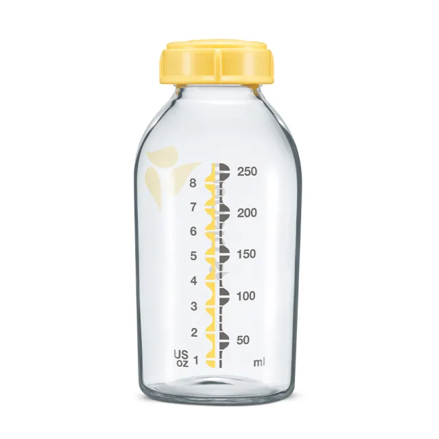 【Medela】玻璃母乳儲存瓶 250ml(全球產院指定第一品牌)