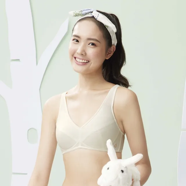 【BeenTeen 嬪婷】學生系列-甲殼素 A-C罩杯第三階段內衣 BB1607CR(雲朵白)