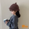 【iSFun】俏皮街頭＊荷葉邊純色兒童保暖毛帽(2色可選)