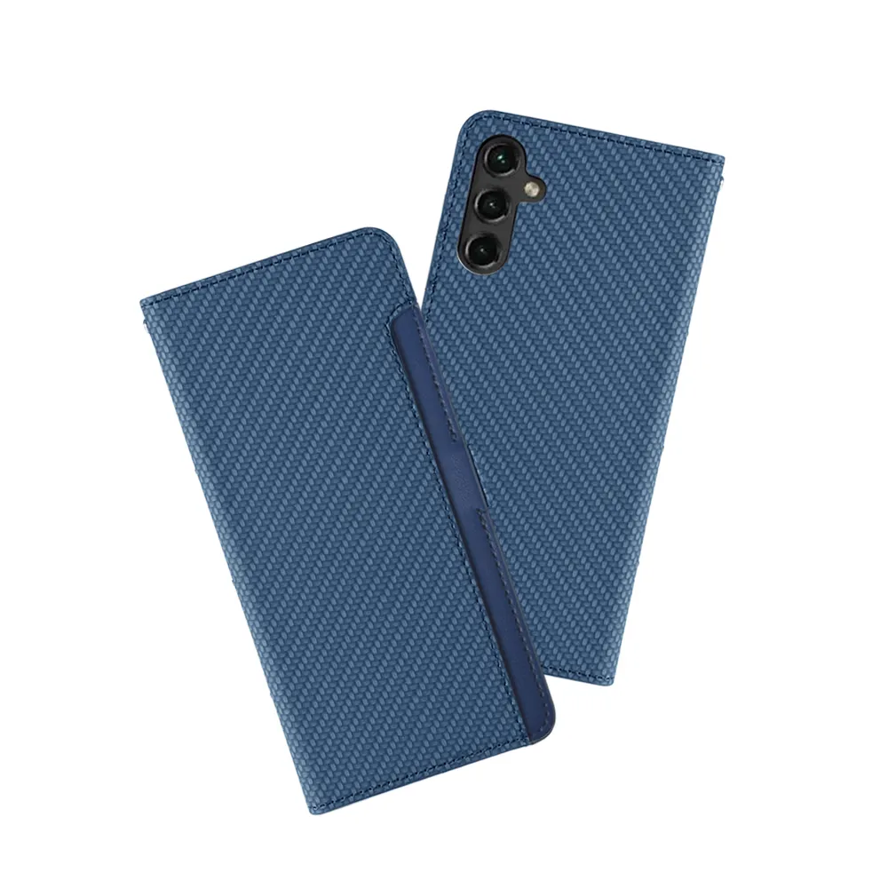 【CASE SHOP】Samsung A14 5G 前收納側掀皮套(隱藏收納功能)