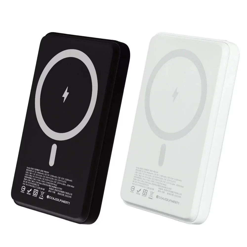 【hoda】Magnetic Wireless Power Bank 5000mAh 磁吸式行動電源