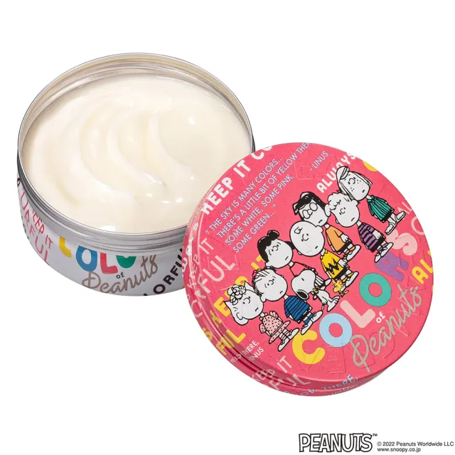 【STEAMCREAM 蒸汽乳霜】1385/KEEP IT COLORFUL/史努比繽紛 個性夥伴 75g(蒸汽乳霜)