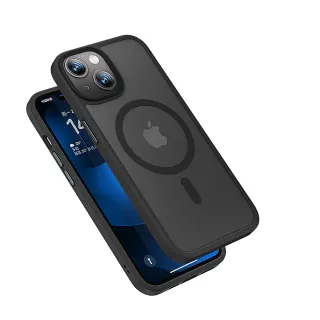 【Benks】iPhone 14 Plus 磁吸 MagSafe 防摔膚感手機殼 黑色