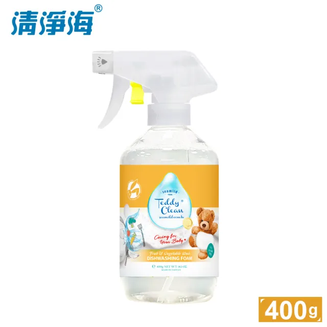 【清淨海】Teddy Clean系列極淨泡沫洗碗皂液-蘋果 400g