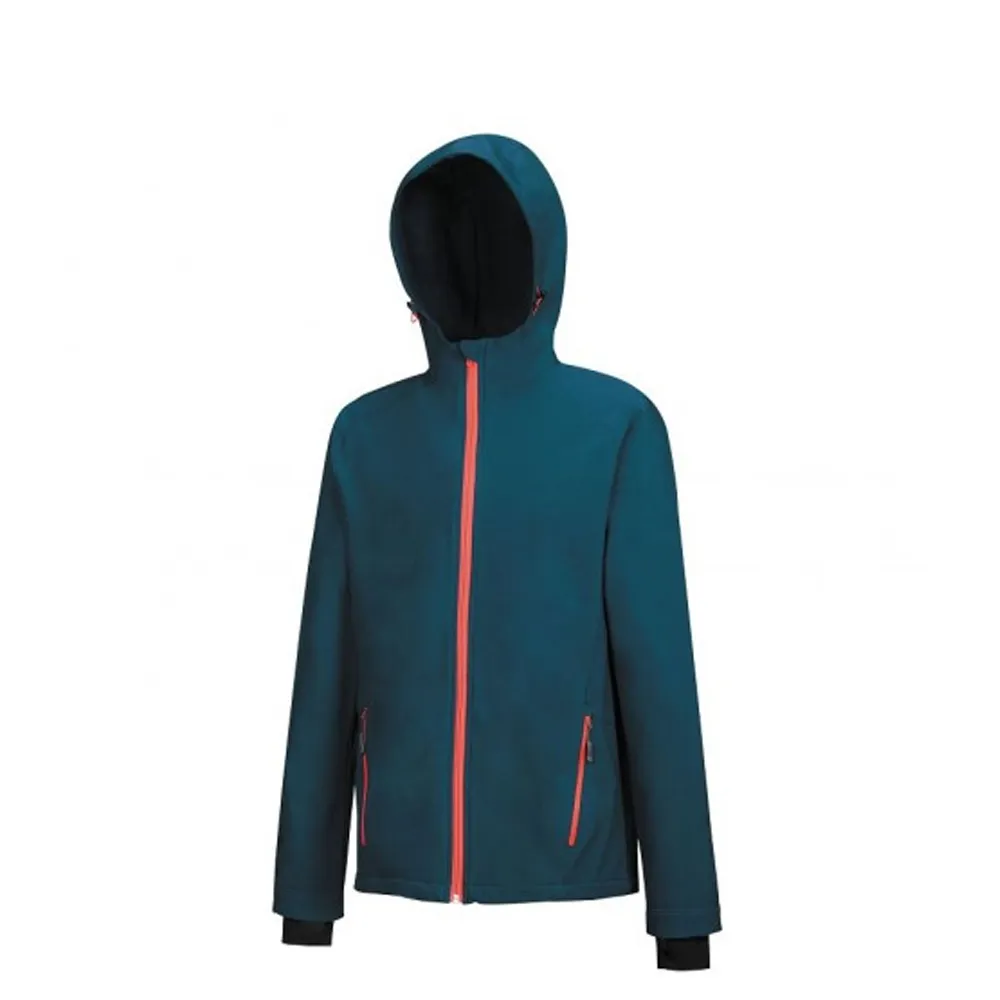 【Mountneer 山林】男 輕量三層SOFTSHELL外套《藍綠》22J09/防風外套/防潑水(悠遊山水)