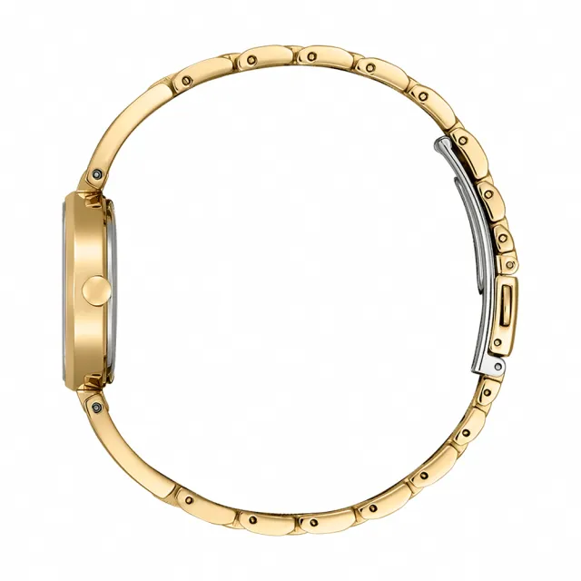 【CITIZEN 星辰】LADYS 漸變櫻花粉光動能石英錶 手鍊女錶/28mm 雙11 (EM0809-83Z)