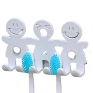 【PS Mall】一家子三口的造型牙刷架 牙刷掛/牙刷架/牙刷伴侶/牙刷座 3入(J105)