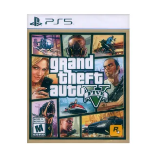 【SONY 索尼】PS5 GTA5 俠盜獵車手5 Grand Theft Auto V(中英文美版)