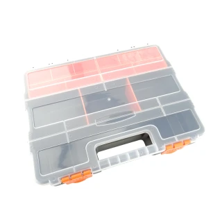 路亞盒 手提 多功能 美術材料 塑料收納盒 玩具盒 B-SB16(釣具收納盒 螺絲收納箱 文具收納盒)