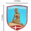 【A-ONE 匯旺】丹麥皇室紅衛兵可愛磁鐵+丹麥 美人魚 徽章2件組旅遊磁鐵 外國地標磁鐵(C115+241)