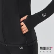 【Mollifix 瑪莉菲絲】鍺離子中層訓練外套、瑜珈服、瑜珈上衣、運動外套(黑)