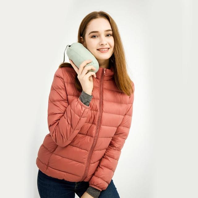 【KISSDIAMOND】特級輕暖真90%羽絨外套(保暖/防潑水/拉鍊口袋/女款/KDC-2102)