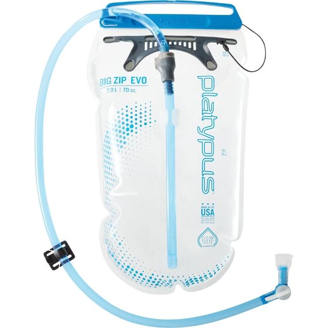 【platypus 鴨嘴獸】Big Zip EVO 大開口吸管水袋 1.5L(優質無味的水袋 流速快50％)