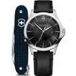 【VICTORINOX 瑞士維氏】Alliance 經典正裝時尚紳士腕錶(VISA-241904.1/40mm)