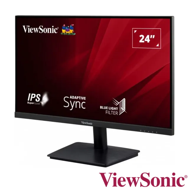 【ViewSonic 優派】VA2409-H  24型 IPS 75Hz 護眼電腦螢幕(3ms)