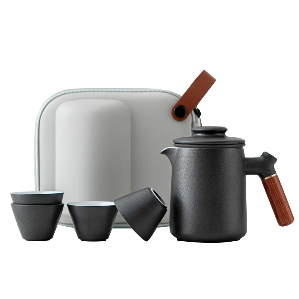 【Life shop】輕便旅行茶具組(茶具組 泡茶組 隨身泡茶組 茶器)