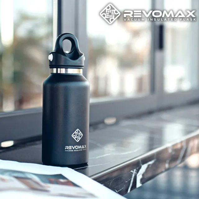 【REVOMAX 銳弗】不鏽鋼秒開保溫杯355ml 官方直營(保溫杯 304不鏽鋼 可裝氣泡飲)