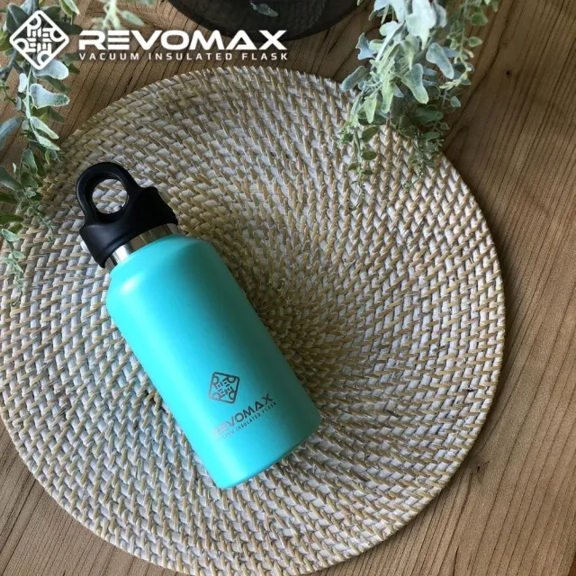 【REVOMAX 銳弗】不鏽鋼秒開保溫杯355ml 官方直營(保溫杯 304不鏽鋼 可裝氣泡飲)