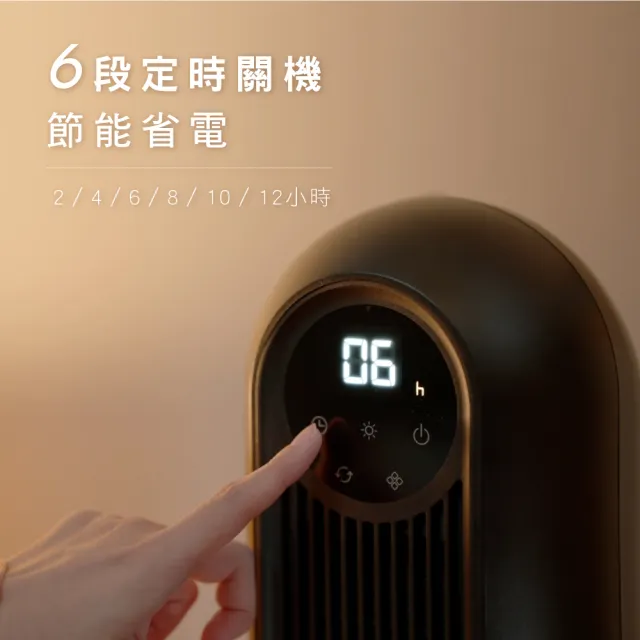 【KINYO】微電腦遙控陶瓷電暖器(保暖必備 EH-200)