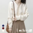 【Lockers 木櫃】秋季復古開衫針織上衣 L111102404(針織上衣)
