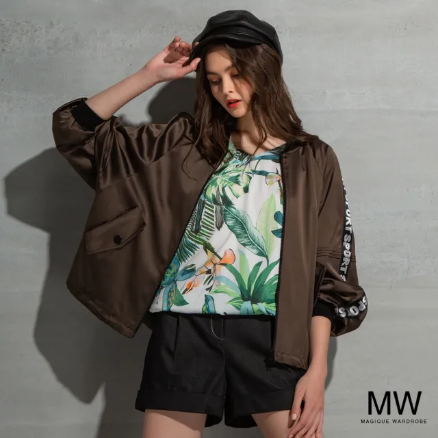 【MAGIQUE WARDROBE】英式織帶貼布夾克外套(2色)